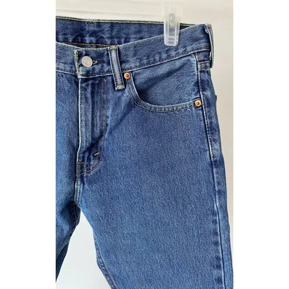 Levi's 505 Regular Fit Jeans Men's 38 X 29 - Picture 4 of 7